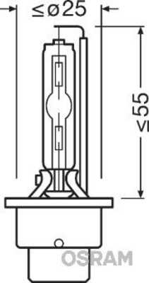 Xenon-lampa Osram XENARC CLASSIC &ndash; Mazda 6