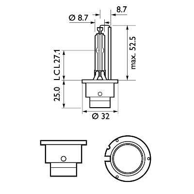 Xenon-lampa Philips X-tremeVision gen2 – Lexus ES